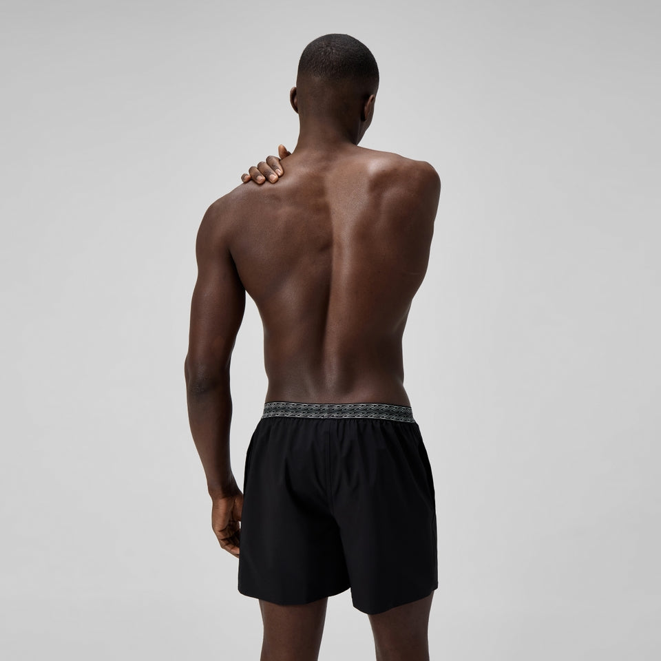Hyperboom Band 40cm Swim Shorts Black/Dark Grey | Speedo