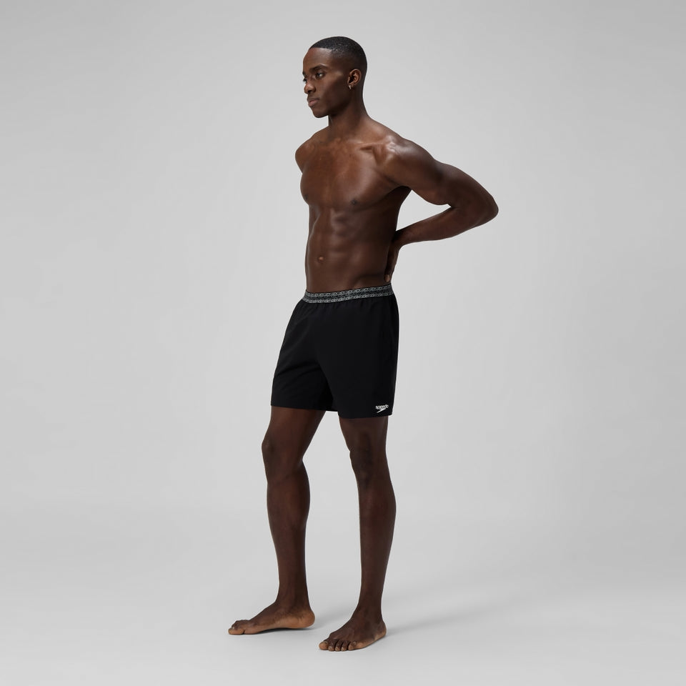 Hyperboom Band 40cm Swim Shorts Black/Dark Grey | Speedo