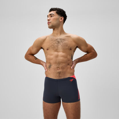 Hyperboom Splice Aquashort Grey/Orange | Speedo