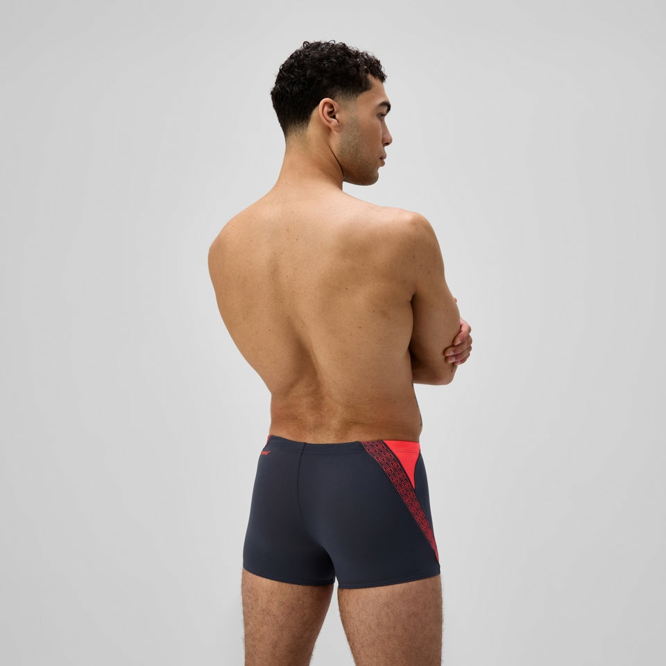 Hyperboom Splice Aquashort Grey/Orange | Speedo