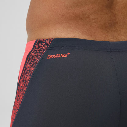 Hyperboom Splice Aquashort Grey/Orange | Speedo