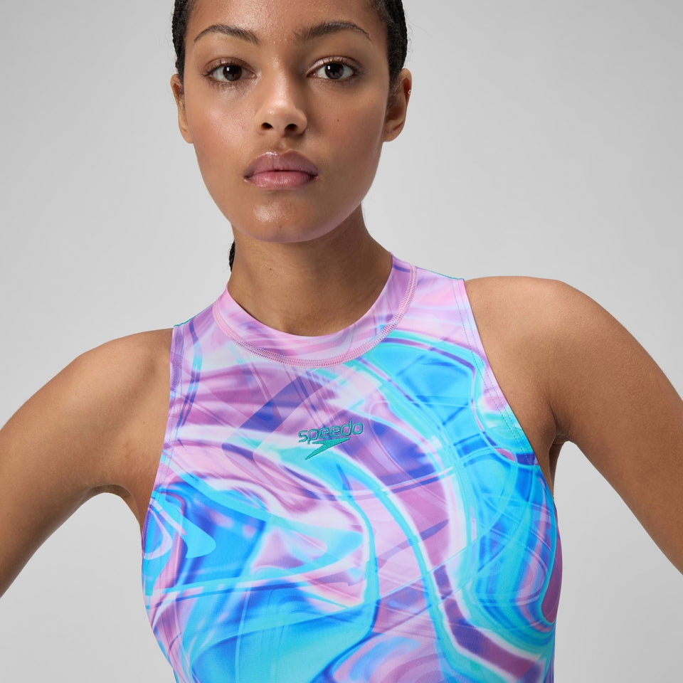 Printed Hydrasuit Pink/Green | Speedo