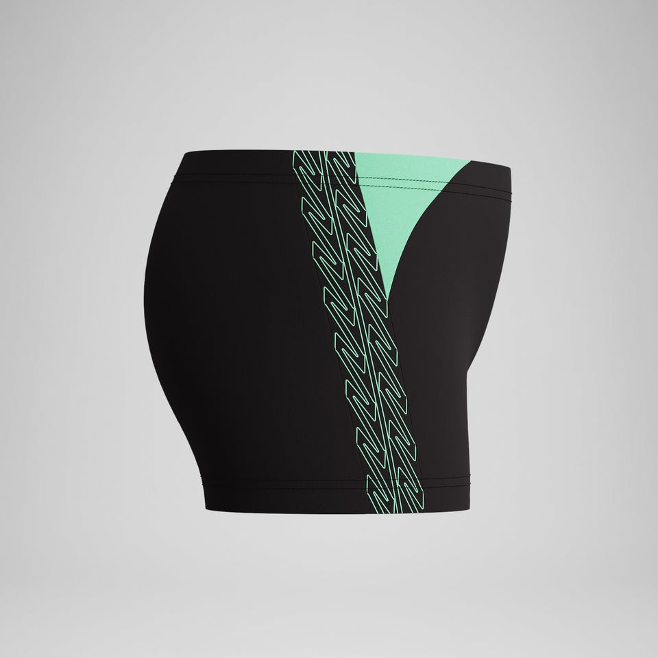 Boys Hyperboom Splice Aquashort Black/Green | Speedo