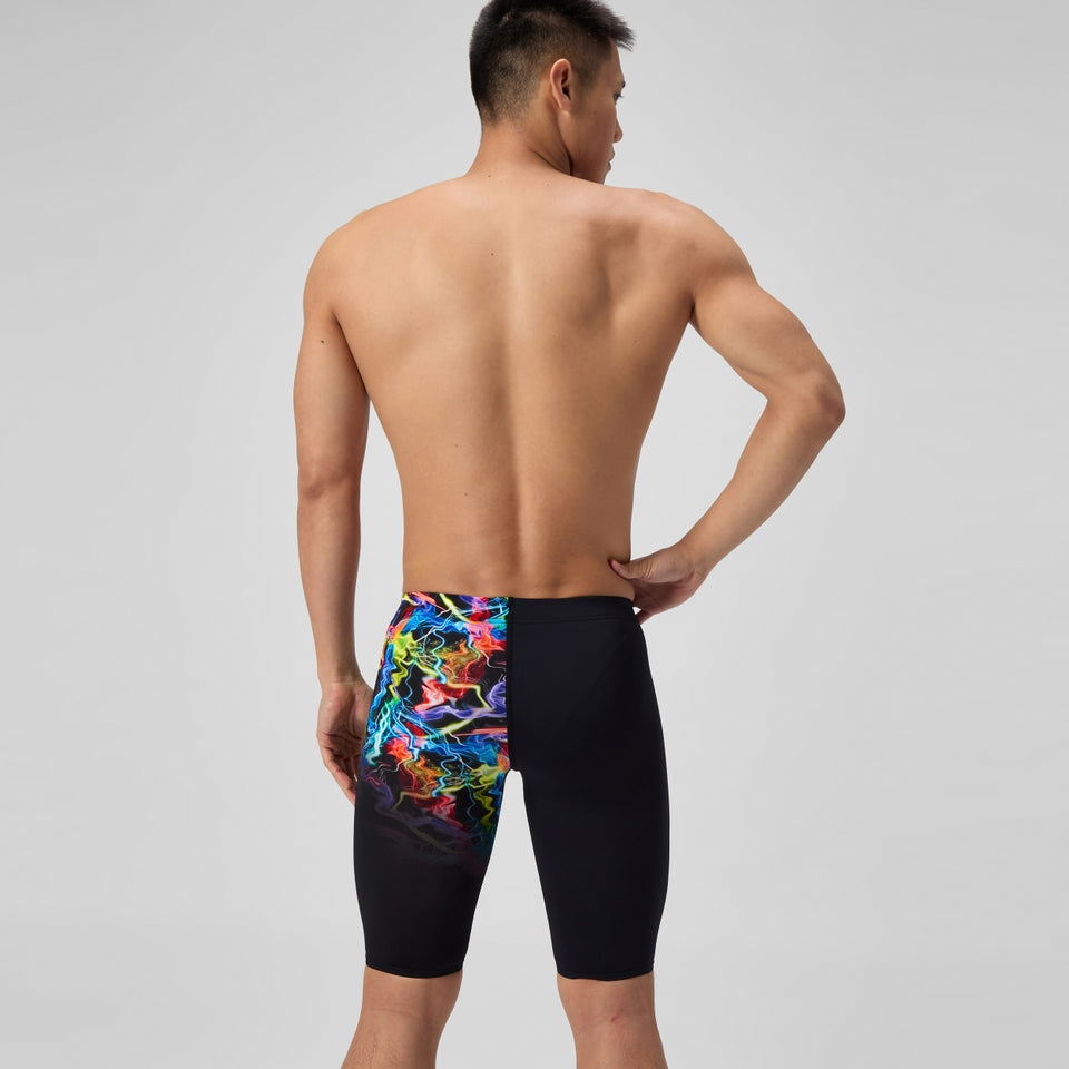 Club Training Printed Jammer Black/Green | Speedo