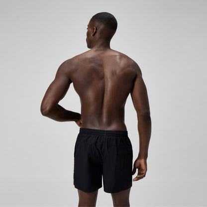 Medley Logo 40cm Swim Shorts Black/Orange | Speedo