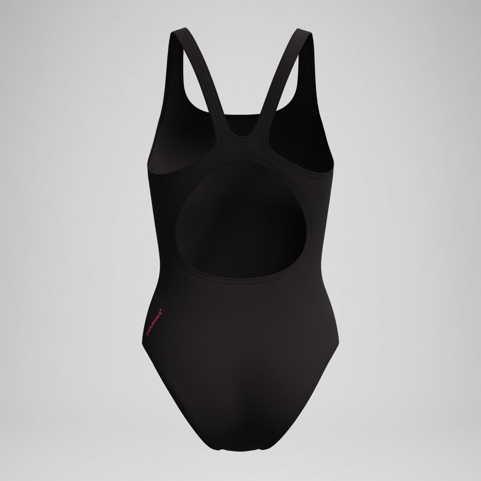 Placement Muscleback Swimsuit Black/Orange | Speedo