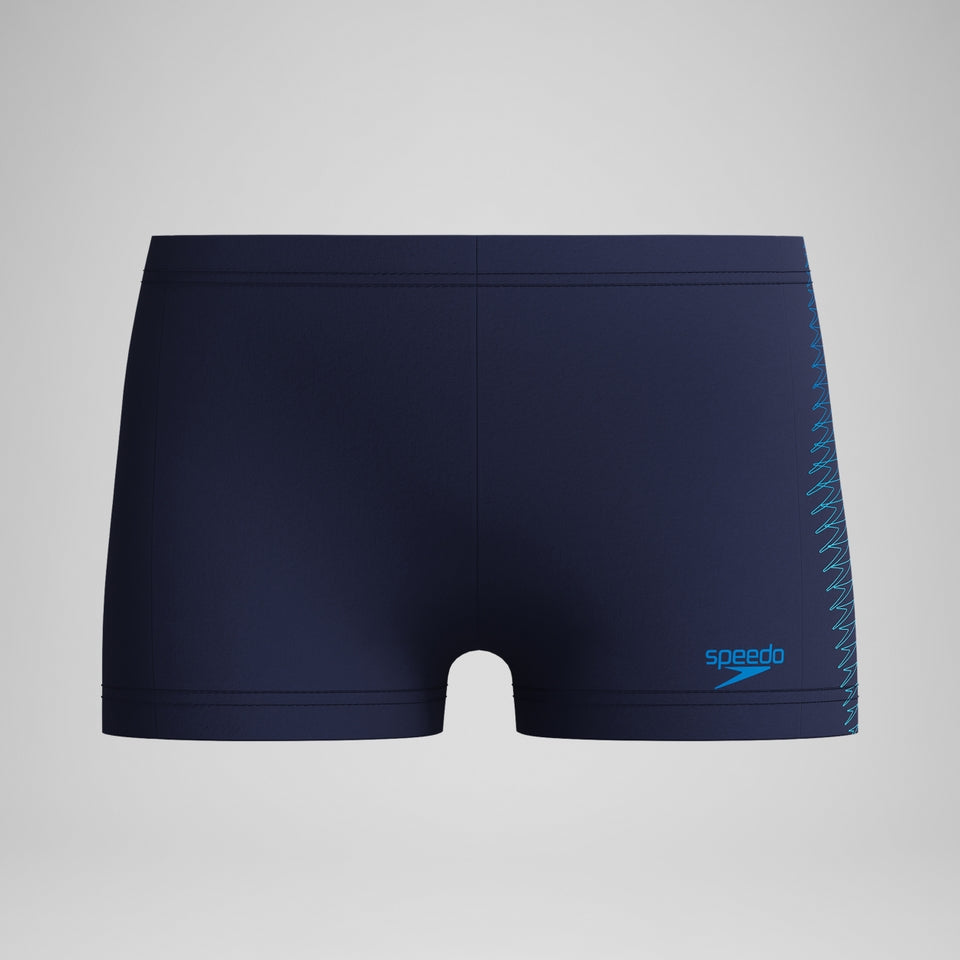 Boys Plastisol Placement Aquashort Navy/Blue | Speedo