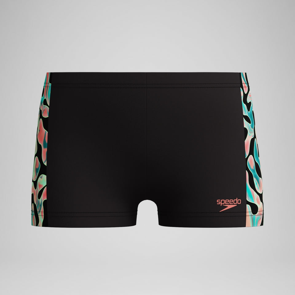 Boys Panel Aquashort Black/Orange | Speedo