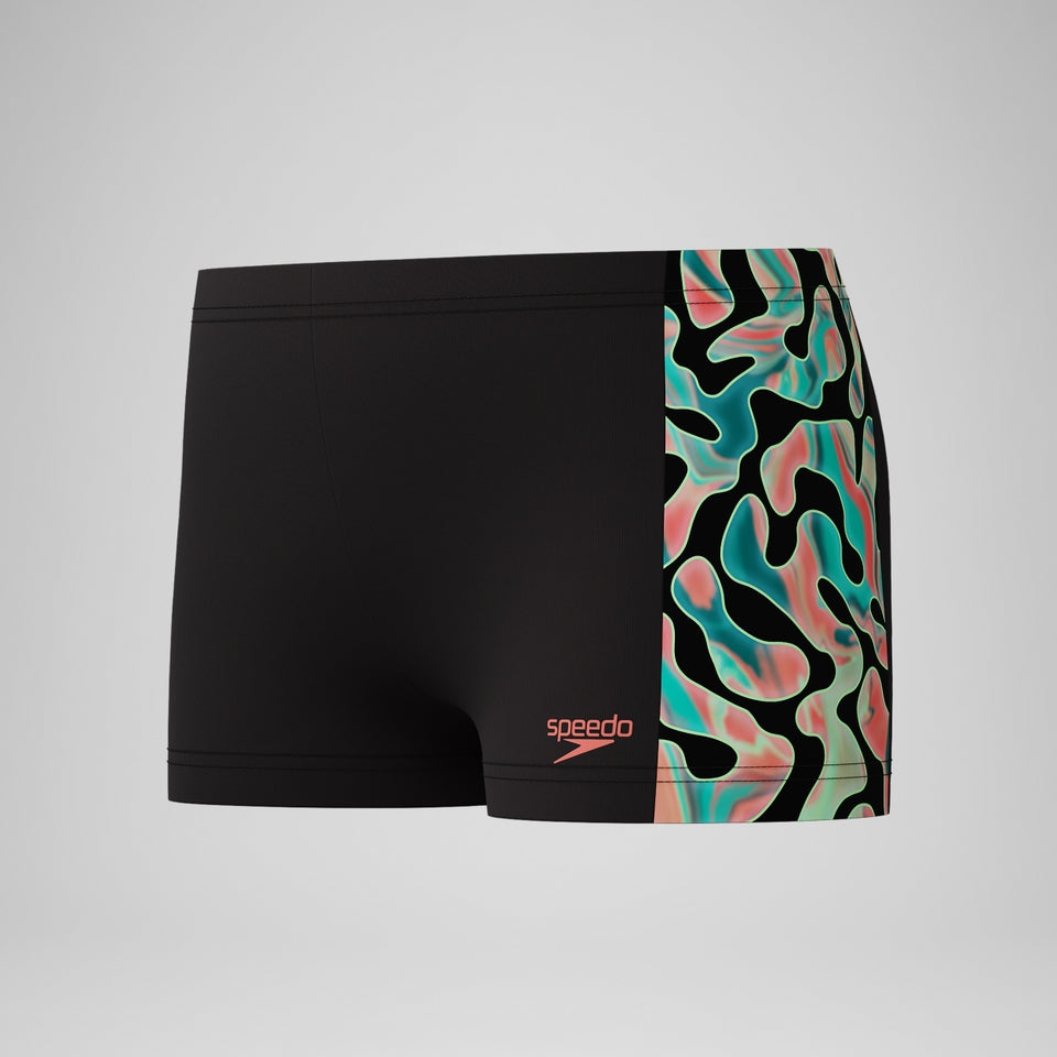 Boys Panel Aquashort Black/Orange | Speedo