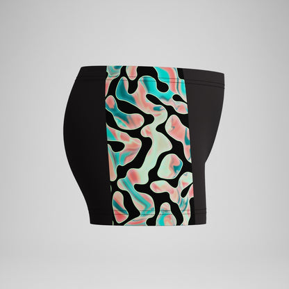 Boys Panel Aquashort Black/Orange | Speedo