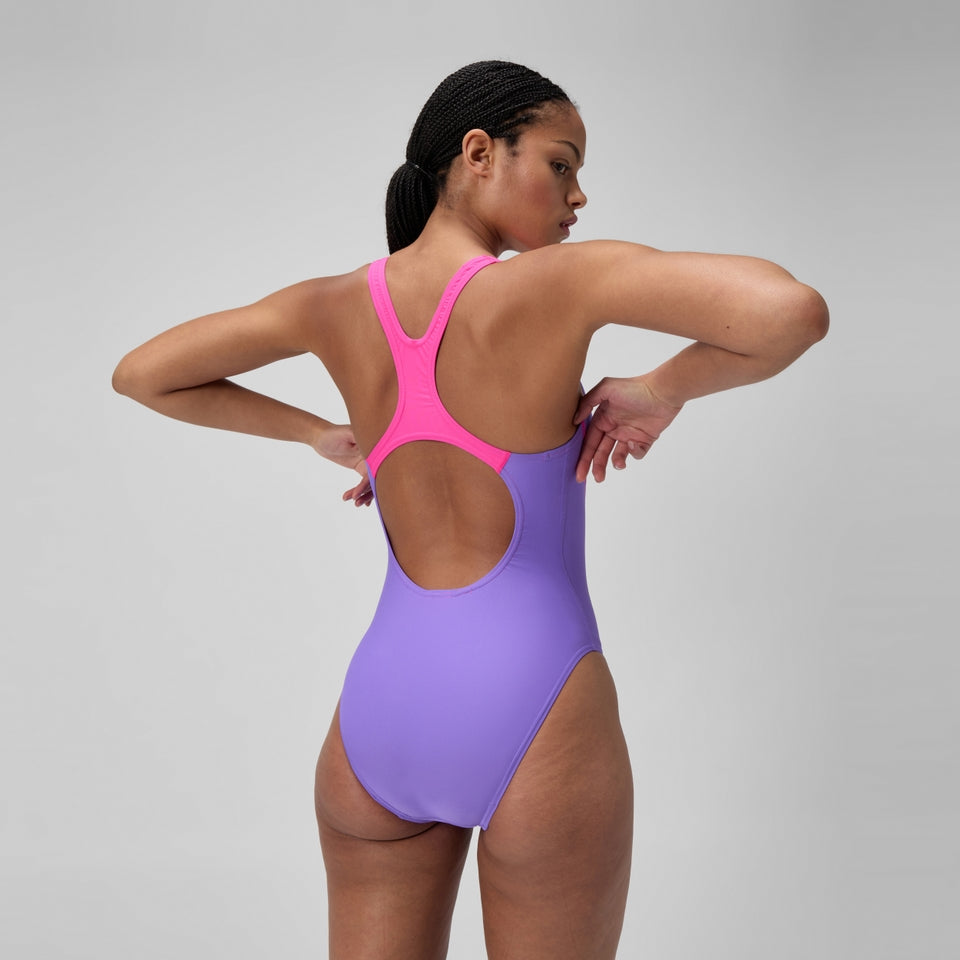 Medley Logo Swimsuit Purple/Pink | Speedo