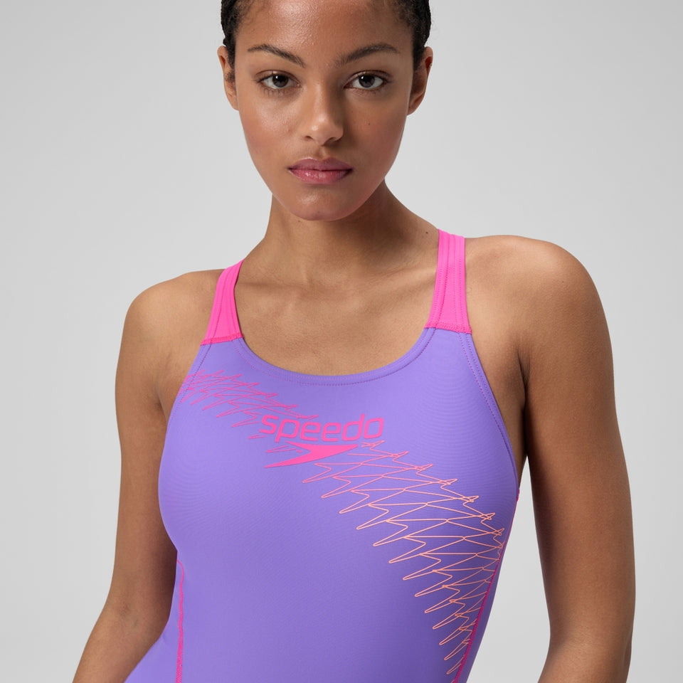 Medley Logo Swimsuit Purple/Pink | Speedo