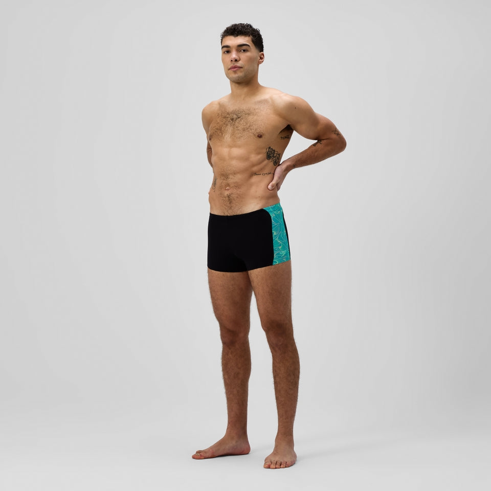 Hyperboom Panel Aquashort Black/Turquoise | Speedo