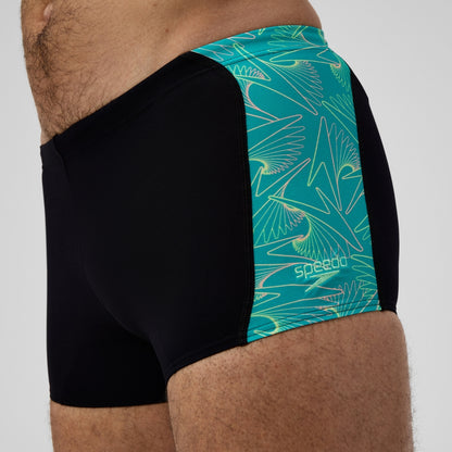 Hyperboom Panel Aquashort Black/Turquoise | Speedo