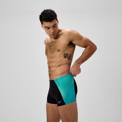 Endurance+ MAX Splice Aquashort Black/Turquoise | Speedo