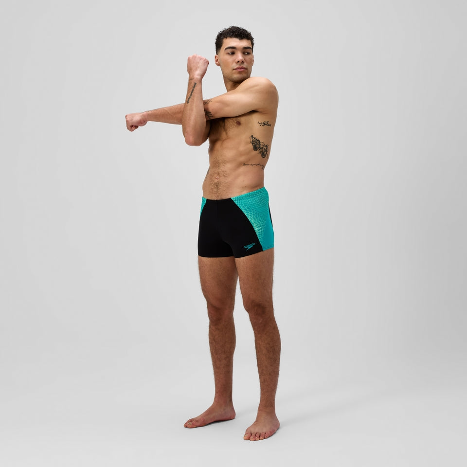 Endurance+ MAX Splice Aquashort Black/Turquoise | Speedo