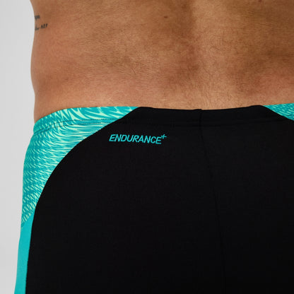 Endurance+ MAX Splice Aquashort Black/Turquoise | Speedo