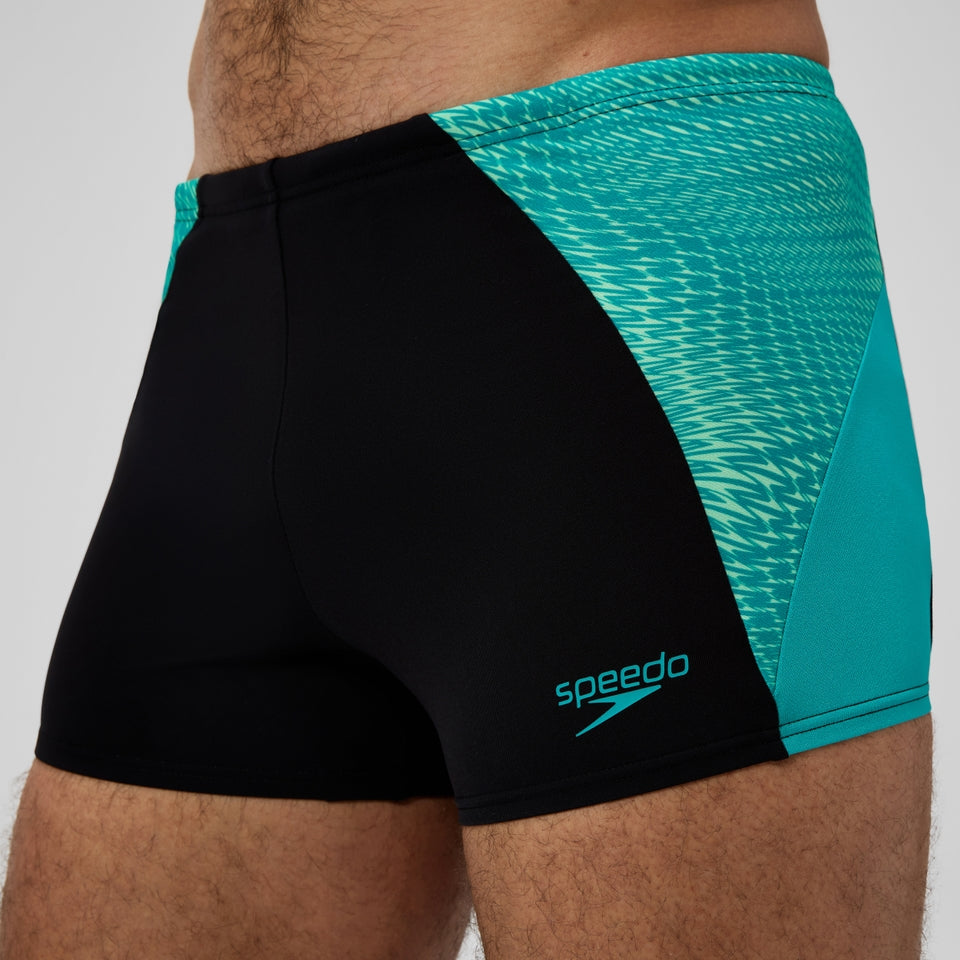 Endurance+ MAX Splice Aquashort Black/Turquoise | Speedo