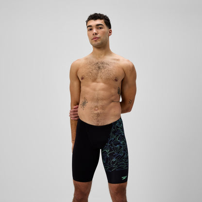 Hyperboom Splice Jammer Black/Green | Speedo