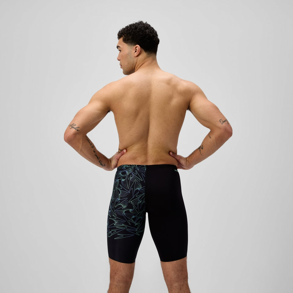 Hyperboom Splice Jammer Black/Green | Speedo