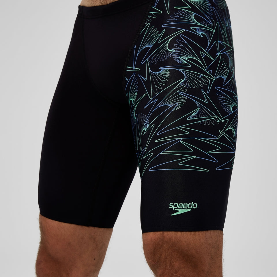 Hyperboom Splice Jammer Black/Green | Speedo