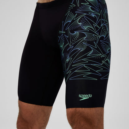 Hyperboom Splice Jammer Black/Green | Speedo