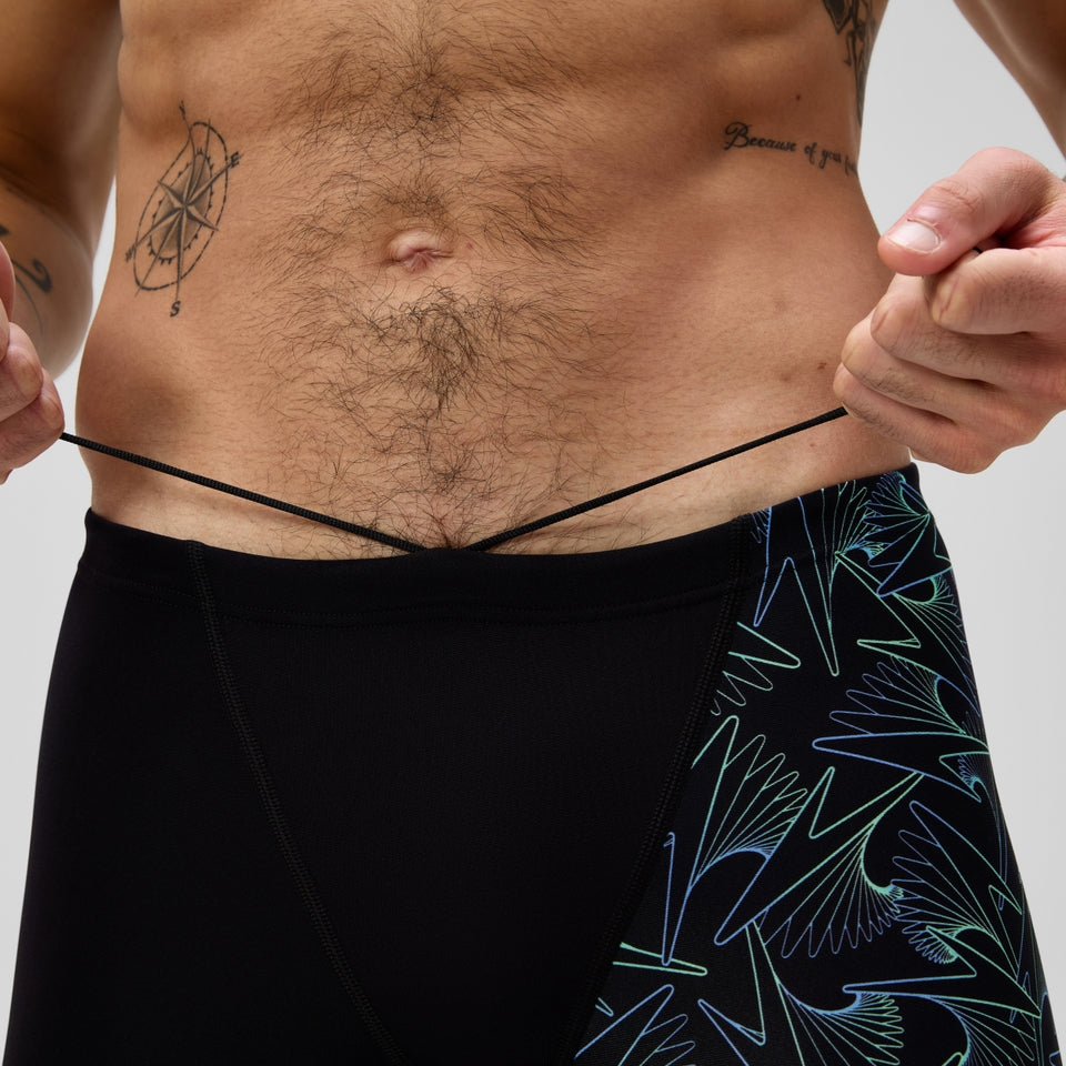 Hyperboom Splice Jammer Black/Green | Speedo