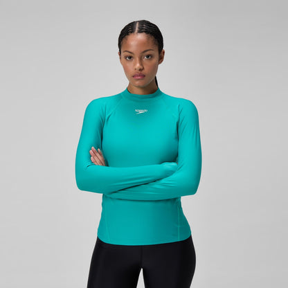 Long Sleeve Rashguard Turquoise | Speedo