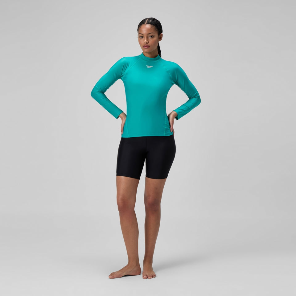 Long Sleeve Rashguard Turquoise | Speedo