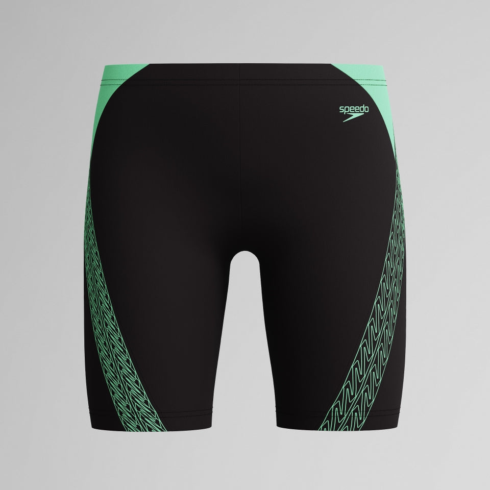 Boys Hyperboom Splice Jammer Black/Green | Speedo
