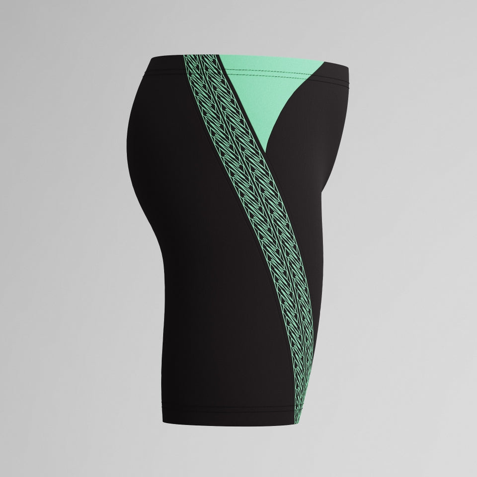 Boys Hyperboom Splice Jammer Black/Green | Speedo