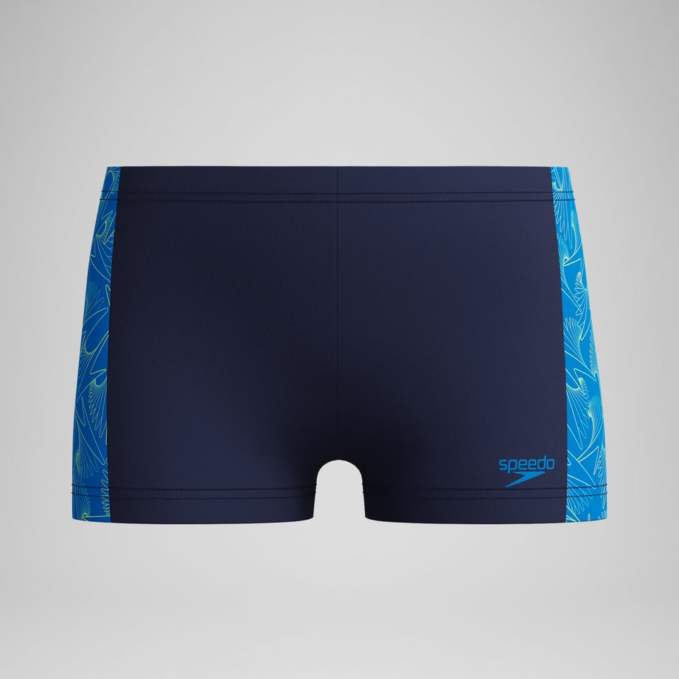 Boys Hyperboom Panel Aquashort Navy/Blue | Speedo