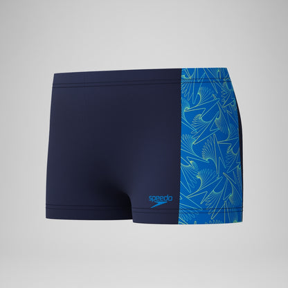 Boys Hyperboom Panel Aquashort Navy/Blue | Speedo