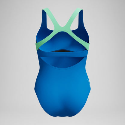 Flex Band with Built in Swim Bra Swimsuit Blue/Turquoise | Speedo