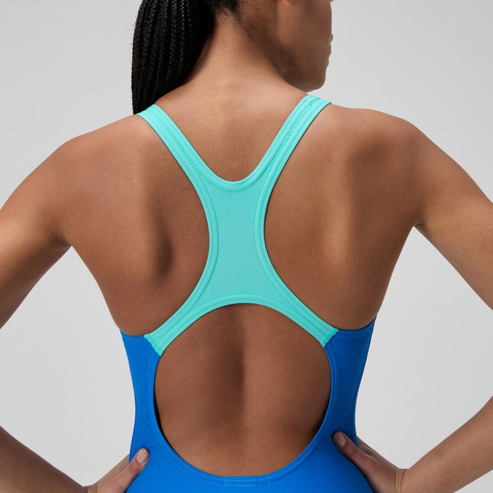 Medley Logo Swimsuit Blue/Green | Speedo