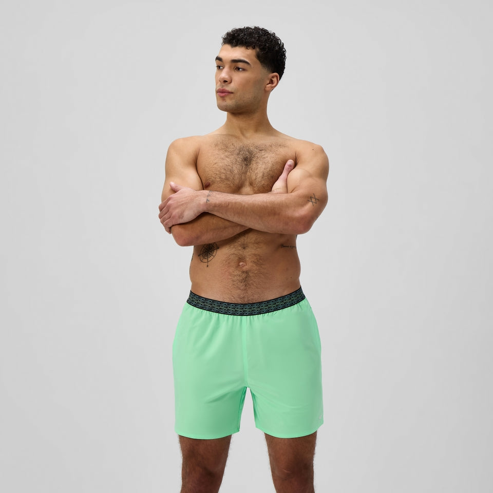 Hyperboom Band 40cm Swim Shorts Green | Speedo