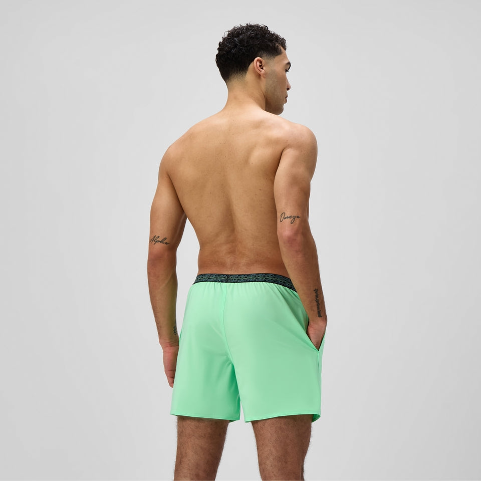 Hyperboom Band 40cm Swim Shorts Green | Speedo