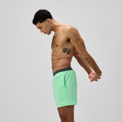 Hyperboom Band 40cm Swim Shorts Green | Speedo
