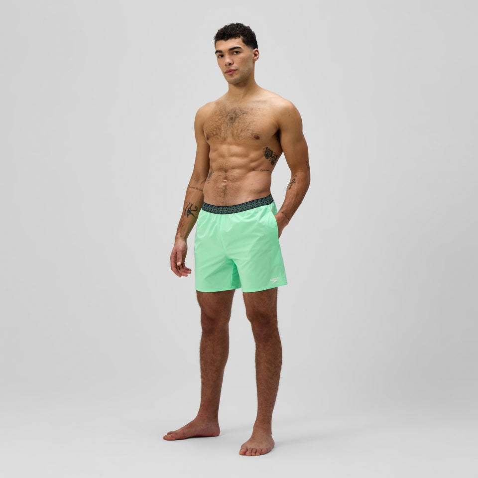 Hyperboom Band 40cm Swim Shorts Green | Speedo