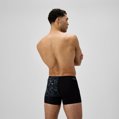 Hyperboom V-Cut Aquashort Black/Green | Speedo