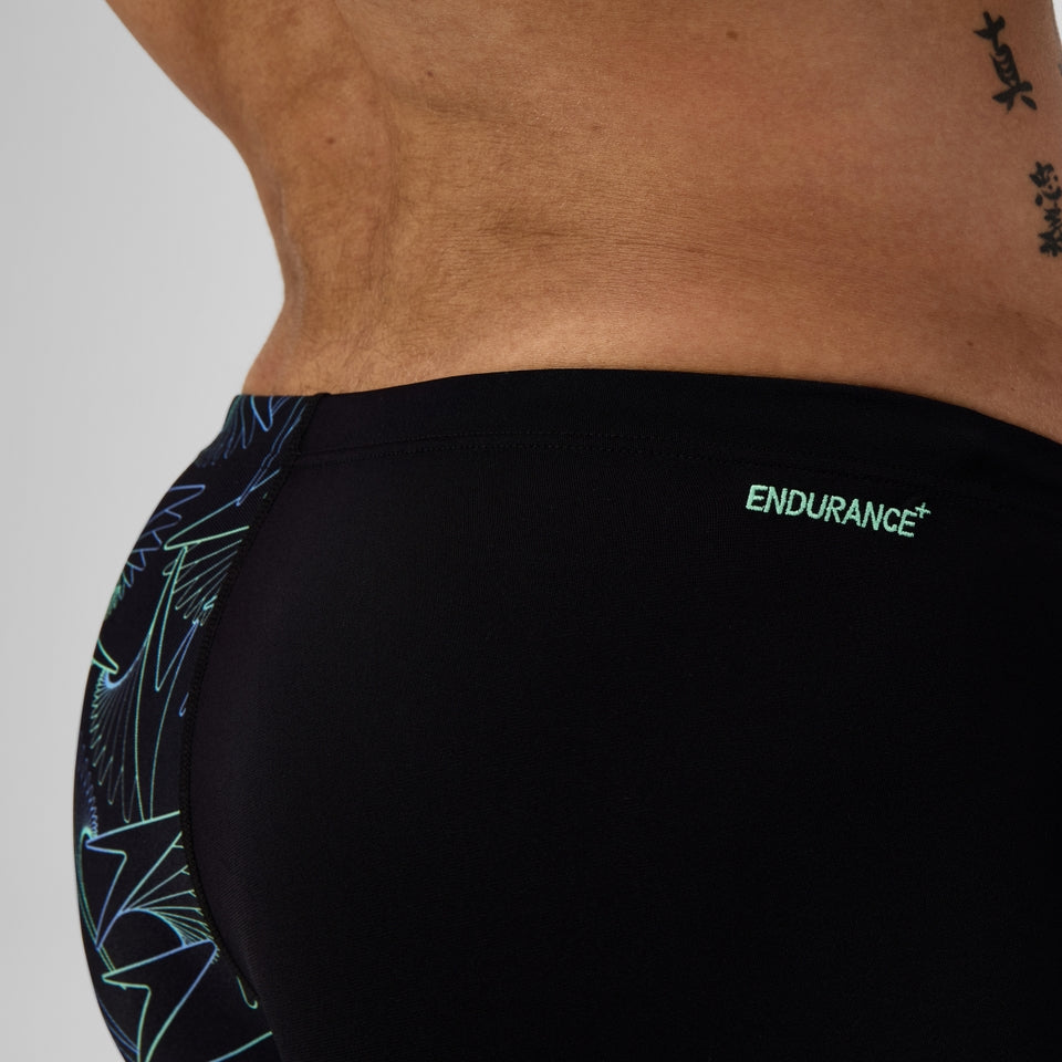 Hyperboom V-Cut Aquashort Black/Green | Speedo