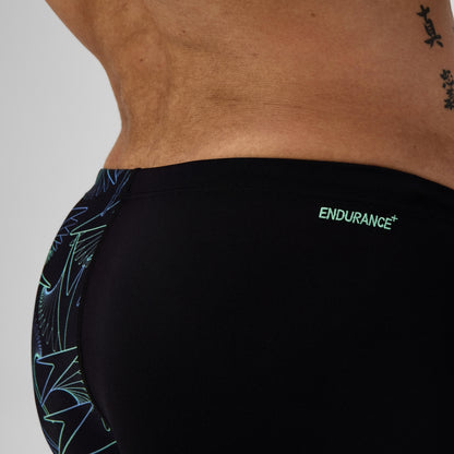 Hyperboom V-Cut Aquashort Black/Green | Speedo