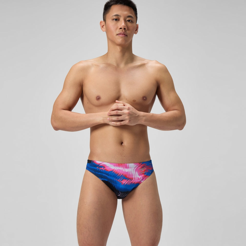 Club Training Printed Brief Black/Pink | Speedo