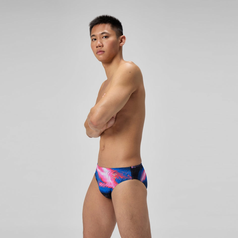Club Training Printed Brief Black/Pink | Speedo