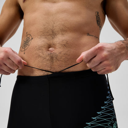 Medley Logo Aquashort Black/Green | Speedo
