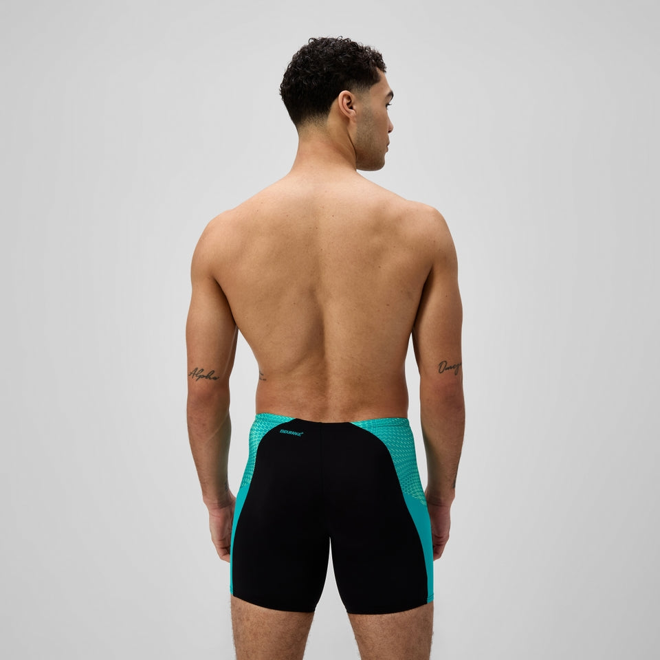 Endurance+ MAX Splice Mid Jammer Black/Turquoise | Speedo