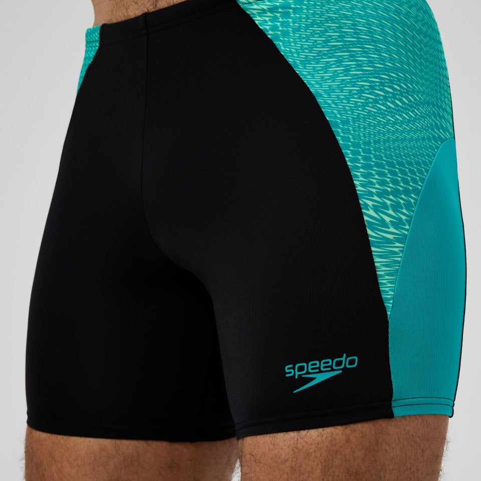 Endurance+ MAX Splice Mid Jammer Black/Turquoise | Speedo