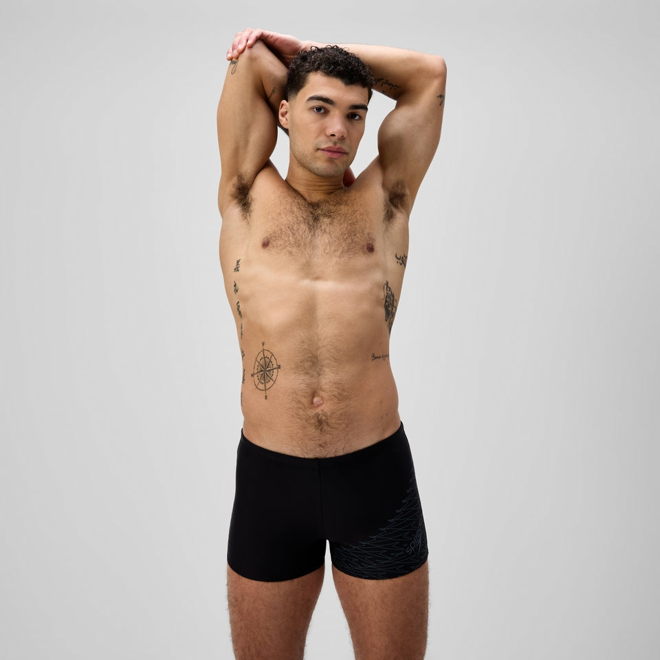 Medley Logo Aquashort Black/Grey | Speedo