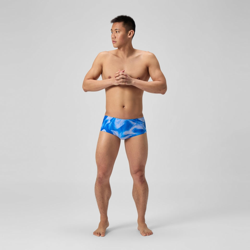 Club Training Printed 13.5cm Brief Blue/White | Speedo