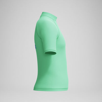 Boys Short Sleeve Rashguard Green | Speedo